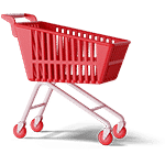 business-3d-red-shopping-cart